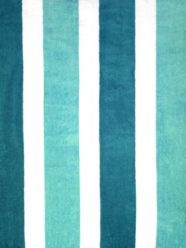 A beach towel isolated against a white background