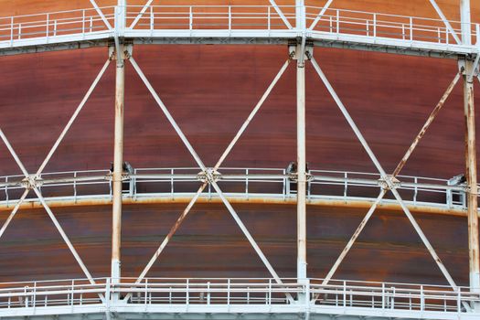 Sundby Gasvaerk, gas work in denmark. 2008
Used to produce gas from coal. Detail of a gas storage facility
