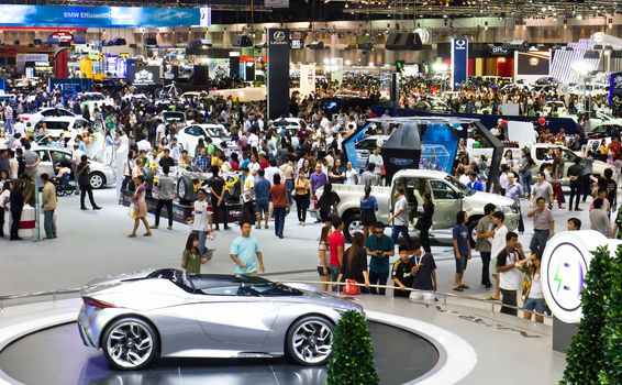 NONTABURI,THAILAND-DECEMBER,3: Chevrolet Presented At The  Thailand International Motor Expo Show,DECEMBER 3,2011 in Nontaburi, Thailand