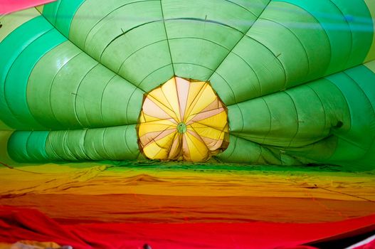 Inside balloon background