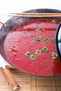 Chinese tomato soup