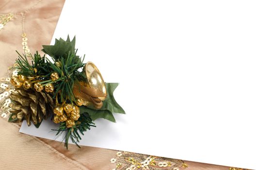 Christmas frame with free space for your images or writing.