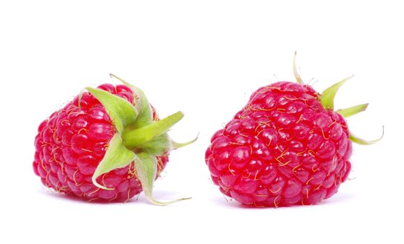 raspberry isolated on white background