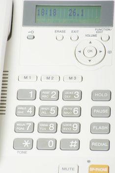 grey phone keypad close up