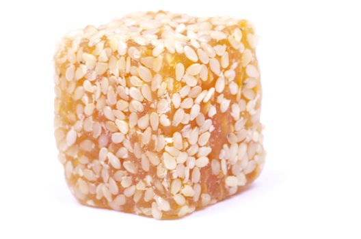 candy on a white background