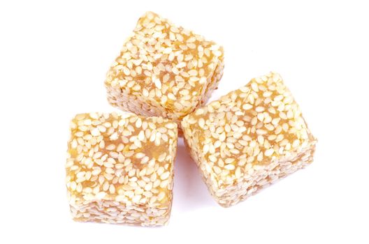 candy on a white background