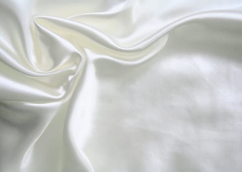 Smooth elegant white silk can use as wedding background 