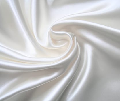 Smooth elegant white silk can use as wedding background 