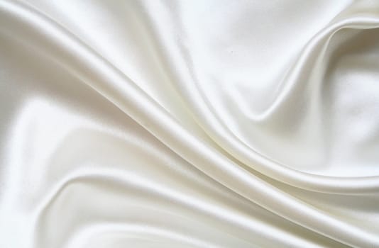 Smooth elegant white silk can use as background