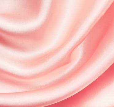 Smooth elegant pink silk can use as background