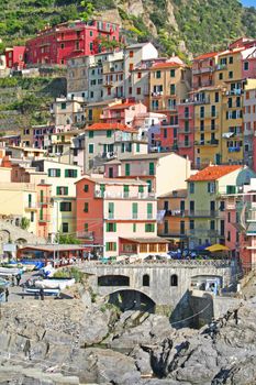 Italy. Cinque Terre. Manarola village 