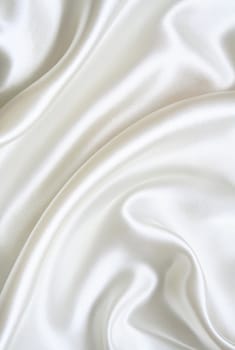 Smooth elegant white silk can use as background