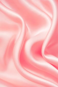 Smooth elegant pink silk can use as background 