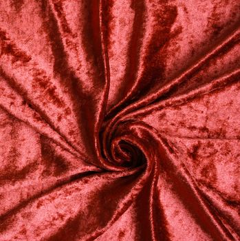 Terracotta velvet fabric can use as background