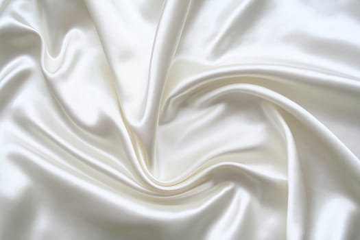 Smooth elegant white silk can use as background 