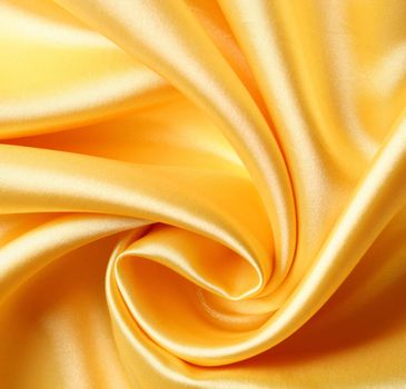 Smooth elegant golden silk can use as background 