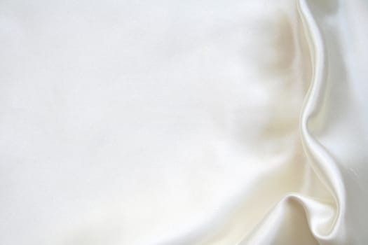 Smooth elegant white silk can use as wedding background

