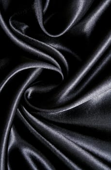 Smooth elegant black silk can use as background