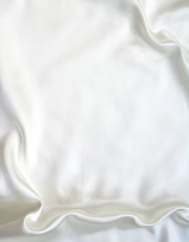 Smooth elegant white silk can use as wedding background