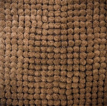 Brown bathroom carpet texture or background