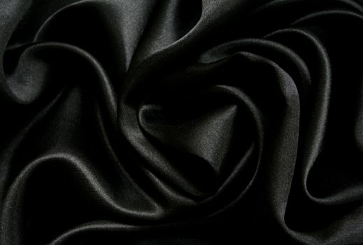 Smooth elegant black silk can use as background