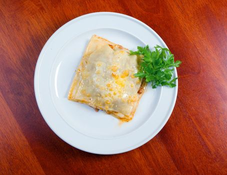 italian lasagna.Italian kitchen