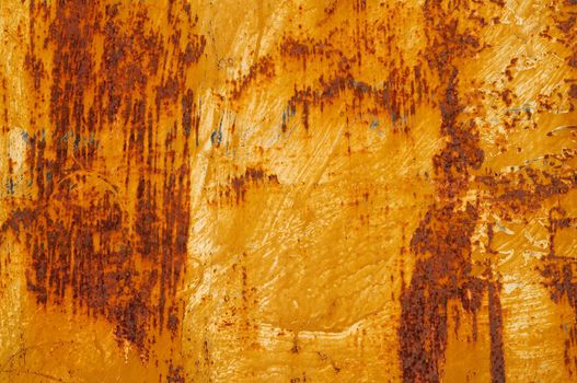 Photo of the texture of rusty painted metal 4