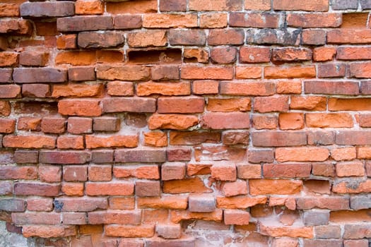 Old Brick Wall. Brickwork