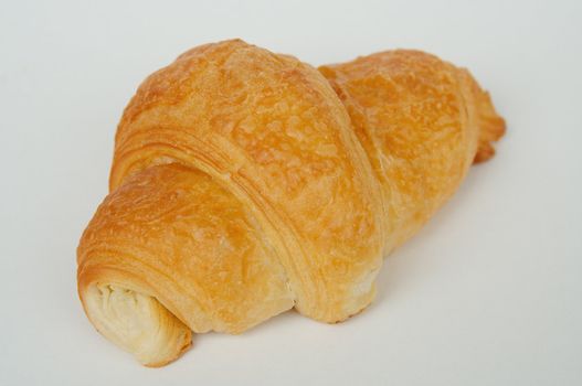 crackling croissants with cheese a close up
