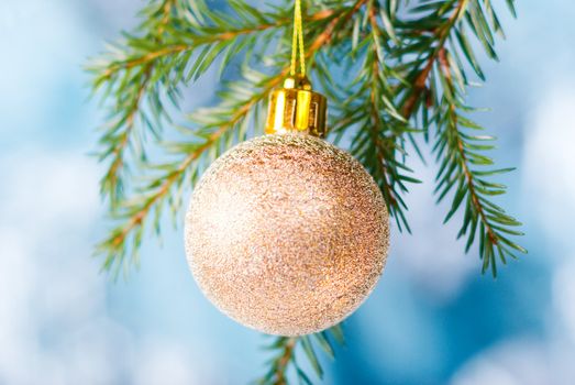 christmas ornament with christmas tree