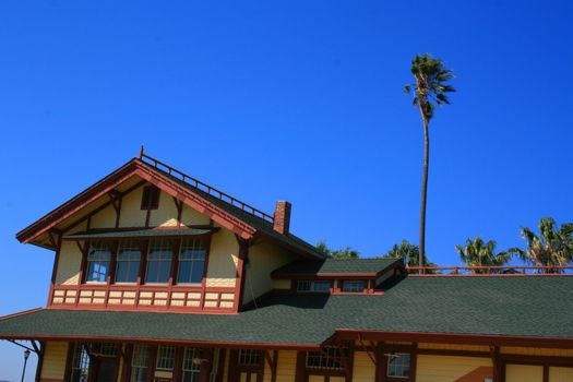 Close up of a modern building.
