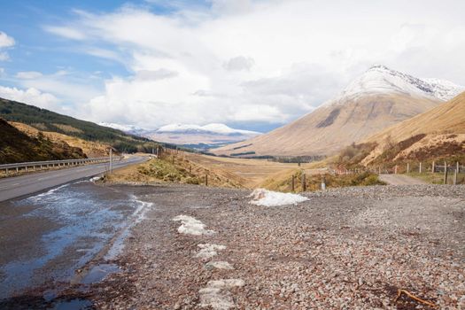 Countryside landscape Highland Scotland United Kingdom