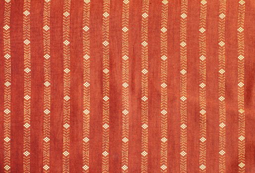 Pattern of Thai silk native fabric