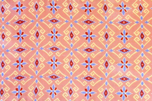 Pattern of beautiful Thai silk fabric
