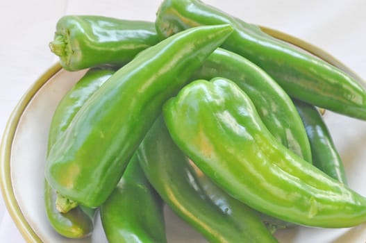 Green pepper, aka sweet pepper or chilli capsicum