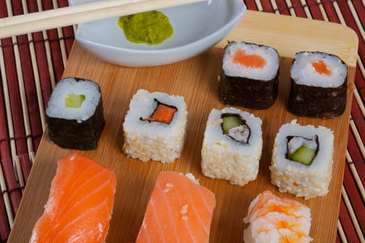 Diverse Sushisorten