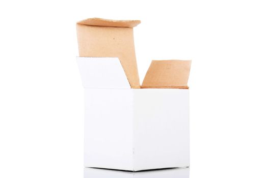 White carton box