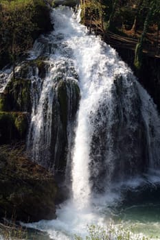 Waterfall in Rastoke, Croatia