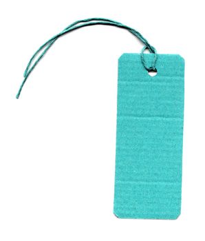 Price tag or address label with string