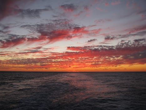 orange sky