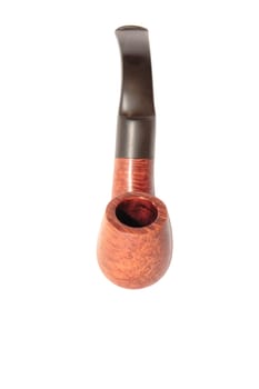 smokers pipe isolated on white background with clipping path