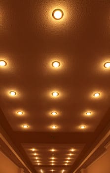 Decorative lamps on the ceiling