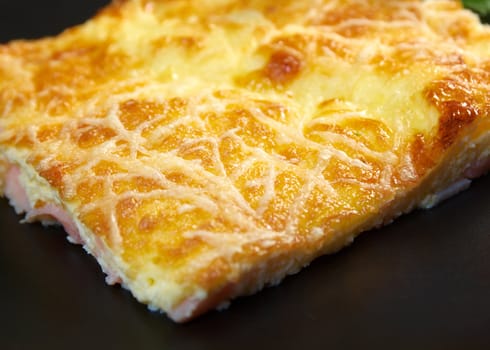 Omelet .Closeup .Shallow depth-of-field