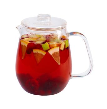 fruit berry green tea - cranberry,lemon,raspberry,apple