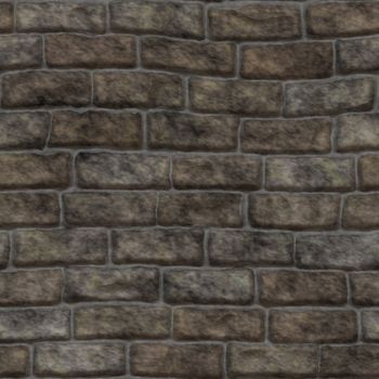 Seamless stone wall