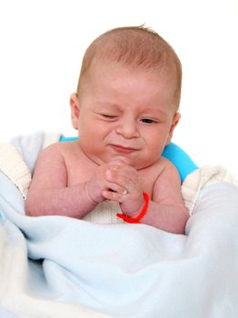 Infant Baby isolated on white