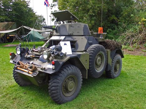 Vintage British WW2 APC armored personnel carrier