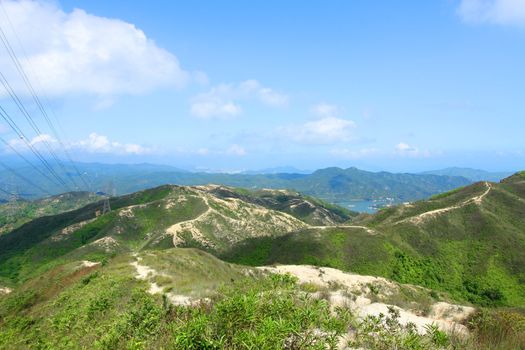 Mountain landscape in Hong Kong