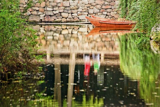 Boat Reflection Garden of the Humble Administrator, Zhouzheng Yuan, Water, Suzhou, Jiangsu, China  Built in the 1500s
