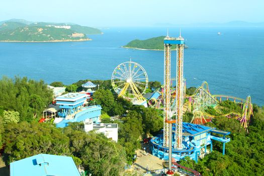 Amusement park rides in Hong Kong